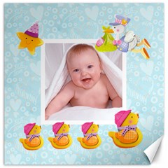 Blanky Bunny Ducks in a row nursery canvas 2 20 x 20 - Canvas 20  x 20 