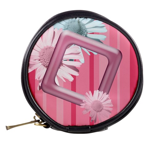 Pink Stripes Mini Makeup Bag By Add In Goodness And Kindness Back