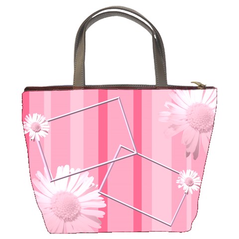 Pink Bucket Bag By Add In Goodness And Kindness Back