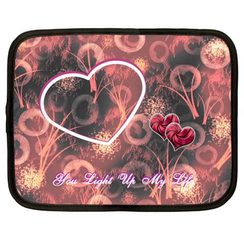 You Light Up My Life Heart2 13 Inch (xl) Netbook Case By Ellan Front