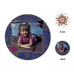 Round funky cards - Playing Cards Single Design (Round)