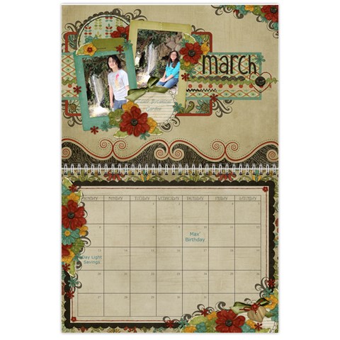 2011 Shabby Calendar By Haley Bach Mar 2011