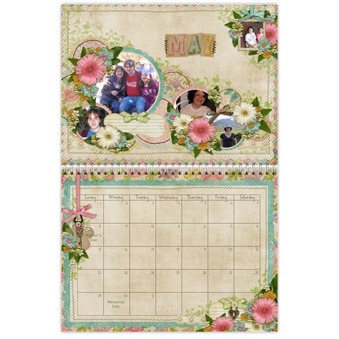 2011 Shabby Calendar By Haley Bach May 2011