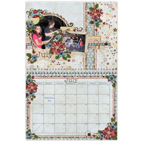 2011 Shabby Calendar By Haley Bach Jul 2011