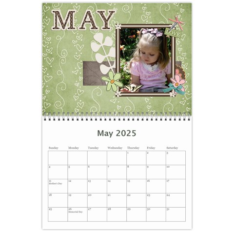Calendar 2025 By Sheena May 2025