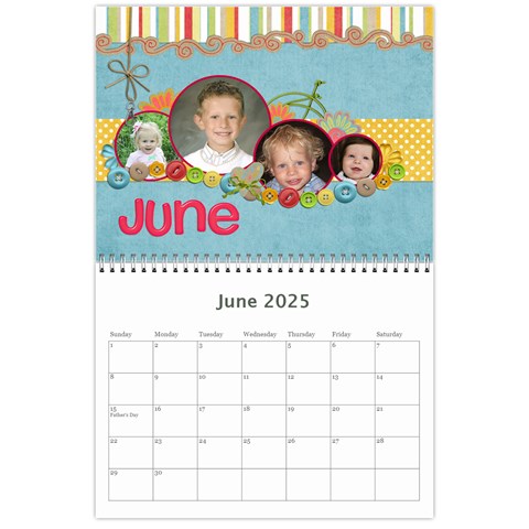 Calendar 2025 By Sheena Jun 2025