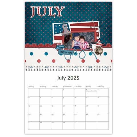 Calendar 2025 By Sheena Jul 2025