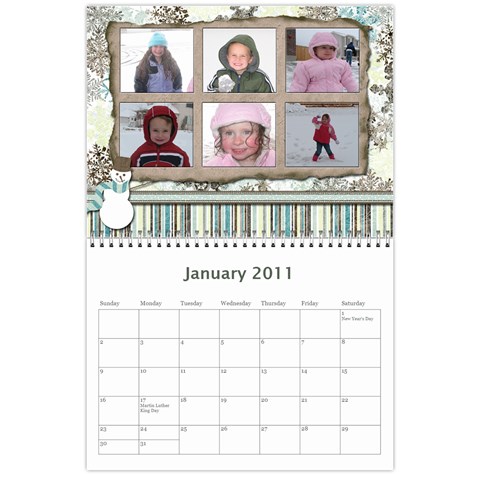 Calendar 2011 By Monica Jan 2011
