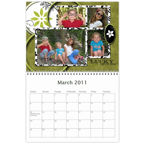 Calendar 2011 By Monica Mar 2011
