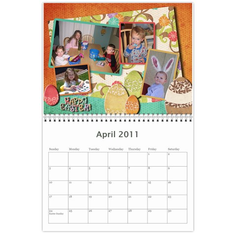 Calendar 2011 By Monica Apr 2011
