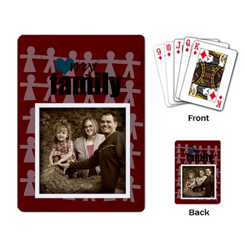 My Family Cards Red2 By Amanda Bunn Back