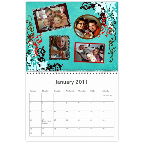 Our Calendars 12 Mo By Kendra Lebo Jan 2011