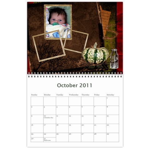 Our Calendars 12 Mo By Kendra Lebo Oct 2011