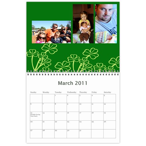 Our Calendars 12 Mo By Kendra Lebo Mar 2011
