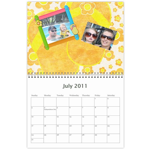 Our Calendars 12 Mo By Kendra Lebo Jul 2011