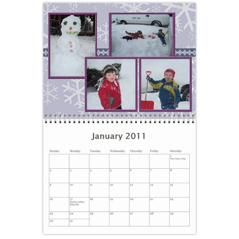 Dad s 2011 Calendar By Angela Cole Jan 2011