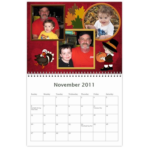 Dad s 2011 Calendar By Angela Cole Nov 2011
