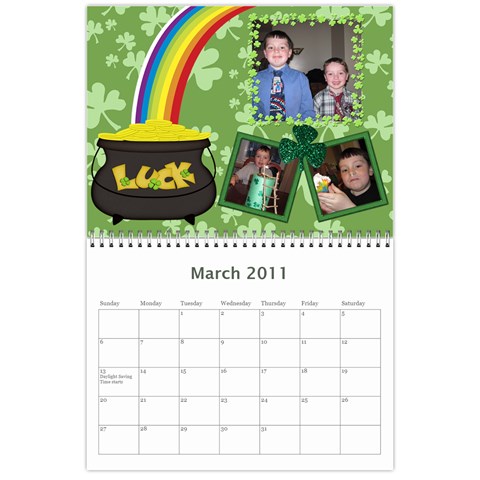 Dad s 2011 Calendar By Angela Cole Mar 2011