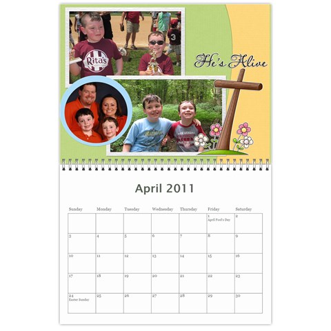 Dad s 2011 Calendar By Angela Cole Apr 2011