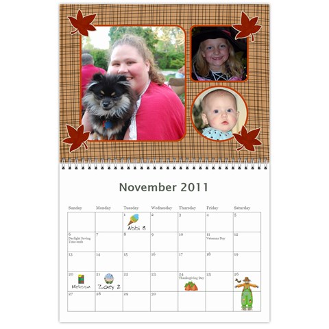 Mom s Calendar By Linda Larsen Nov 2011