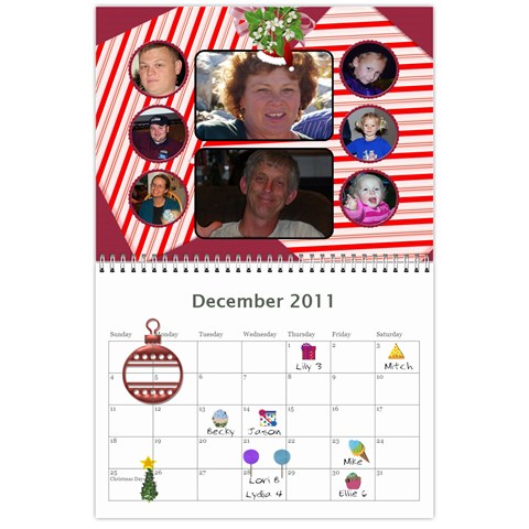Mom s Calendar By Linda Larsen Dec 2011
