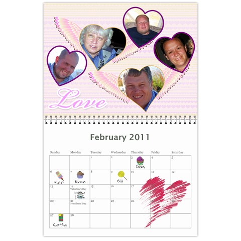 Mom s Calendar By Linda Larsen Feb 2011