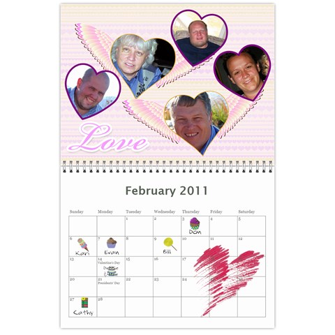 Mom s Calendar By Linda Larsen Feb 2011