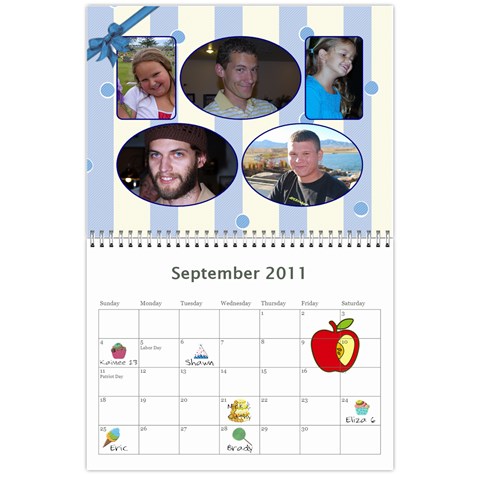 Mom s Calendar By Linda Larsen Sep 2011