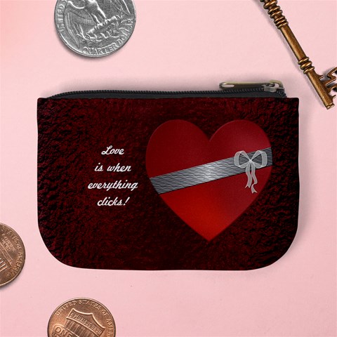 Love Is When Everything Clicks Mini Coin Purse By Lil Back