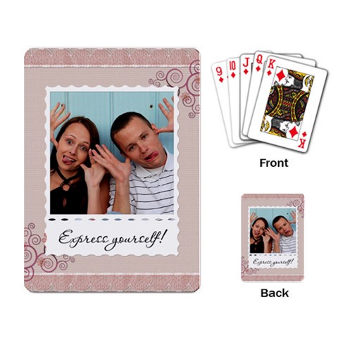 Express Yourself! Playing Cards By Lil Back