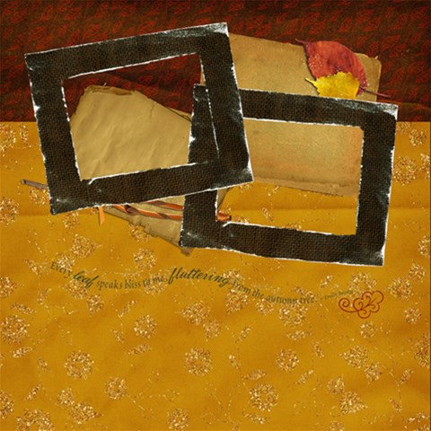 20 Fall Harvest Quick Pages By Mikki 12 x12  Scrapbook Page - 12