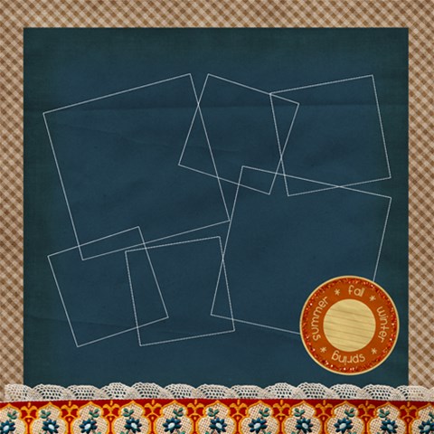 20 Fall Harvest Quick Pages By Mikki 12 x12  Scrapbook Page - 16