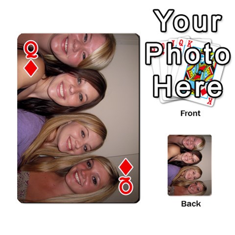 Queen Mels Bday Cards By Brittany Nelson Front - DiamondQ