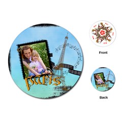 kids - Playing Cards Single Design (Round)