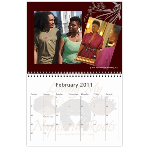 Naptural Roots 2011 Calendar By Leanne Dolce Feb 2011