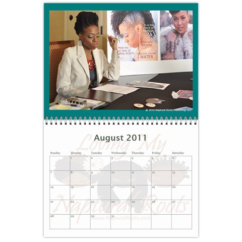 Naptural Roots 2011 Calendar By Leanne Dolce Aug 2011