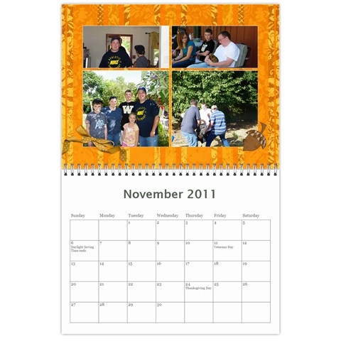 2011 Calender By Lindsay Mizer Nov 2011