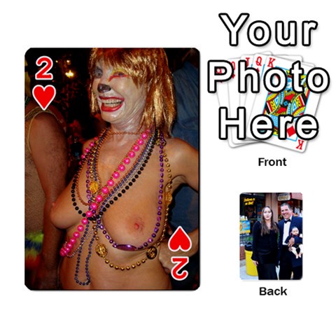 Key West Fantasyfest Cards  By Kimswhims1 Front - Heart2