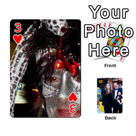 Key West Fantasyfest Cards  By Kimswhims1 Front - Heart3