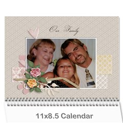 Calendar - Wall Calendar 11  x 8.5  (12-Months)