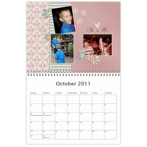 Calendar By Paula Good Oct 2011