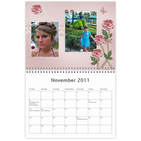 Calendar By Paula Good Nov 2011