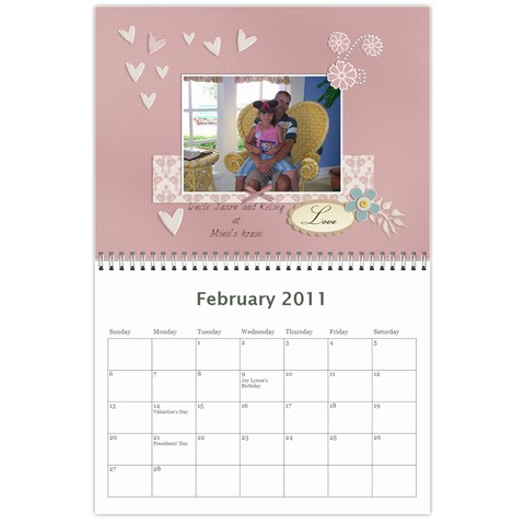 Calendar By Paula Good Feb 2011