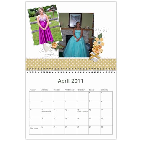 Calendar By Paula Good Apr 2011