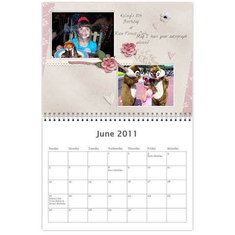Calendar By Paula Good Jun 2011
