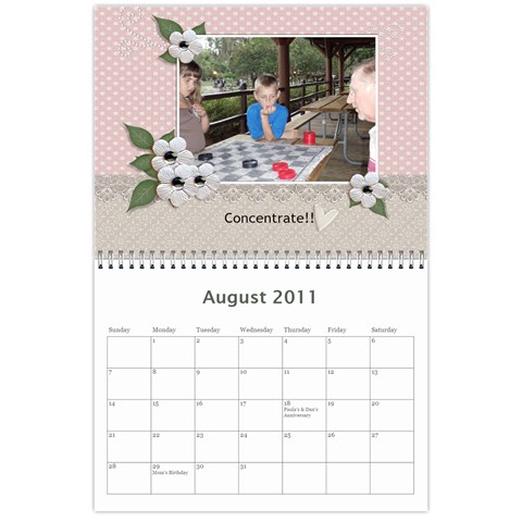 Calendar By Paula Good Aug 2011