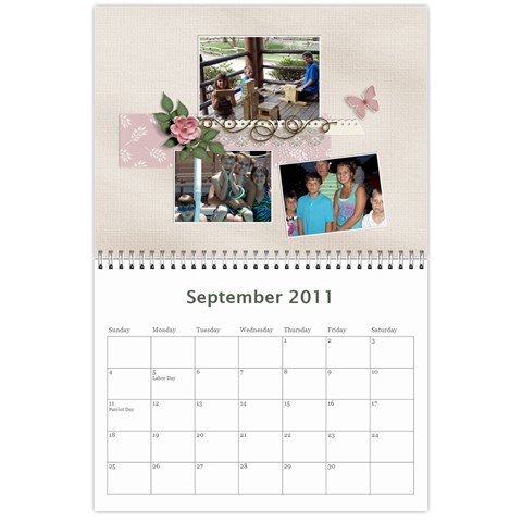 Calendar By Paula Good Sep 2011