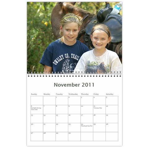 Breanna s Calendar By Rick Conley Nov 2011