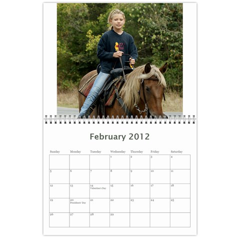 Breanna s Calendar By Rick Conley Feb 2012