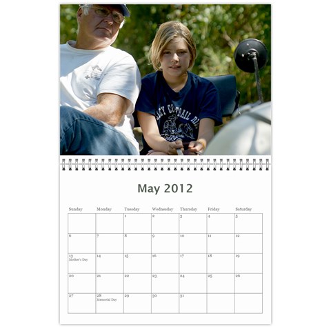 Breanna s Calendar By Rick Conley May 2012